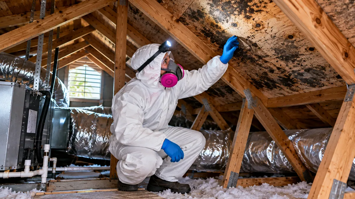Attic Mold Removal in Westlake