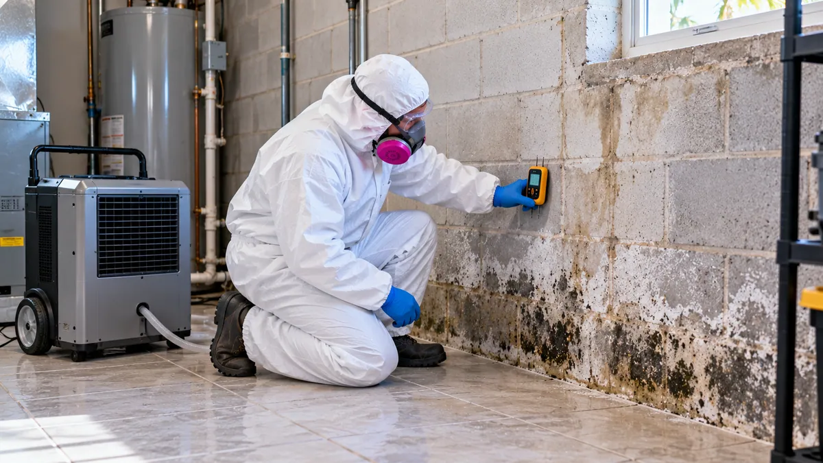 Basement Mold Removal in Westlake
